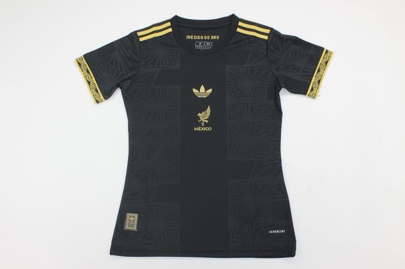 Thailand Quality(AAA) 2025 Mexico Gold Cup Black Women Soccer Jersey