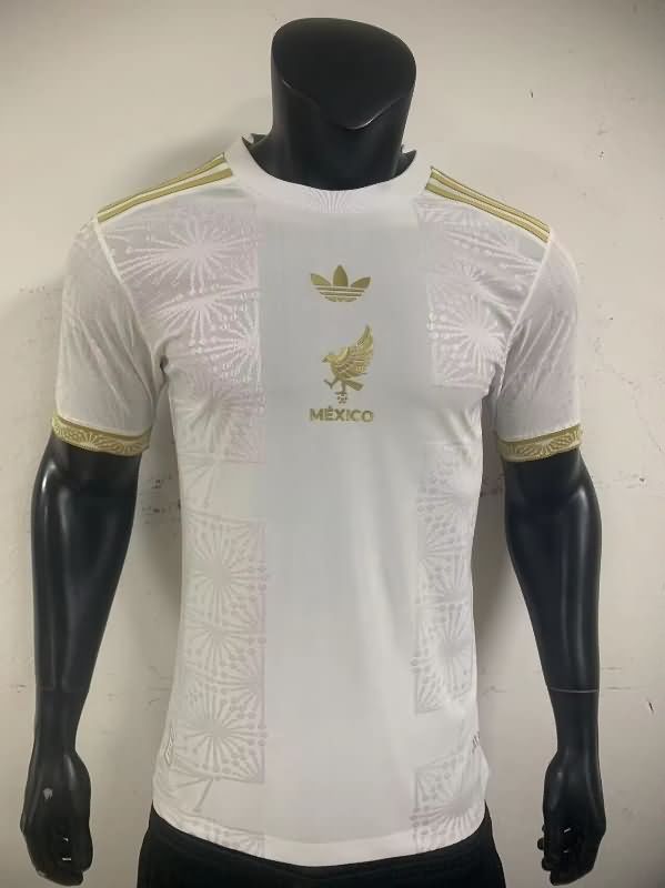 Thailand Quality(AAA) 2025 Mexico Gold Cup White Soccer Jersey (Player)