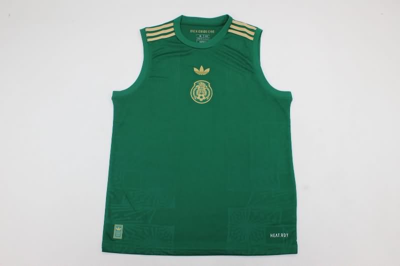 Thailand Quality(AAA) 2025 Mexico Green Vest Soccer Jersey