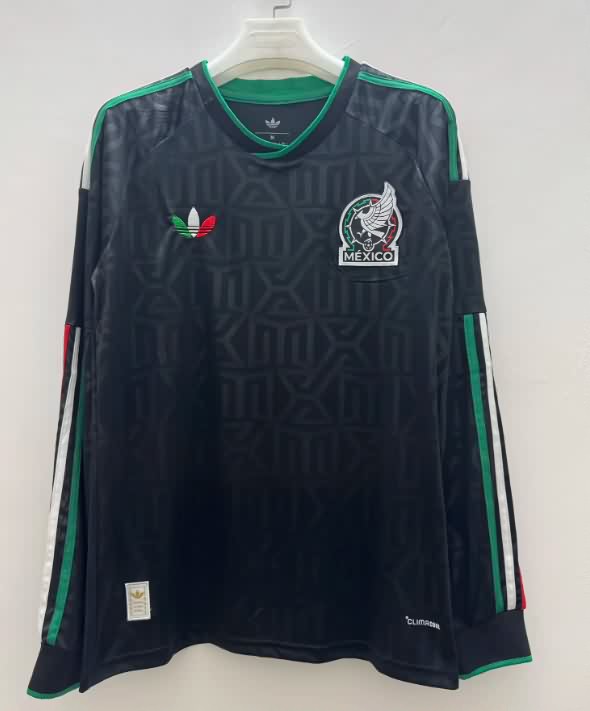 Thailand Quality(AAA) 2025 Mexico Special Long Sleeve Soccer Jersey