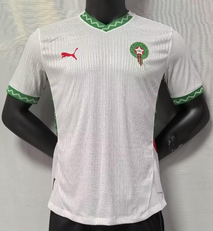 Thailand Quality(AAA) 2025 Morocco Away Soccer Jersey (Player)