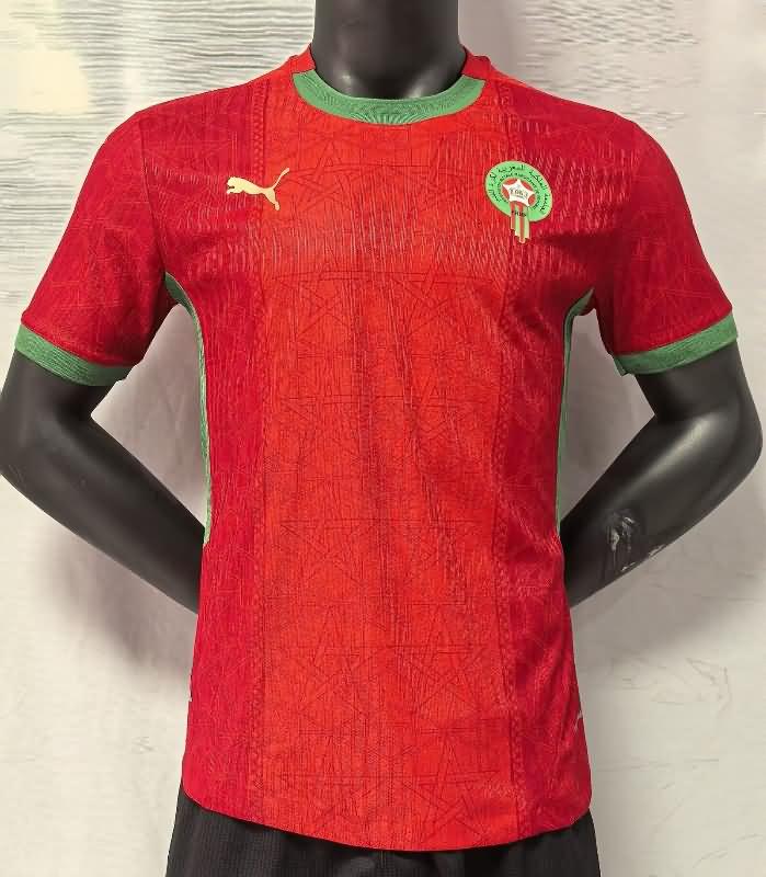 Thailand Quality(AAA) 2025 Morocco Home Soccer Jersey (Player)