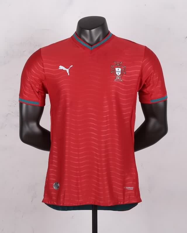 Thailand Quality(AAA) 25/26 Portugal Home Soccer Jersey (Player)