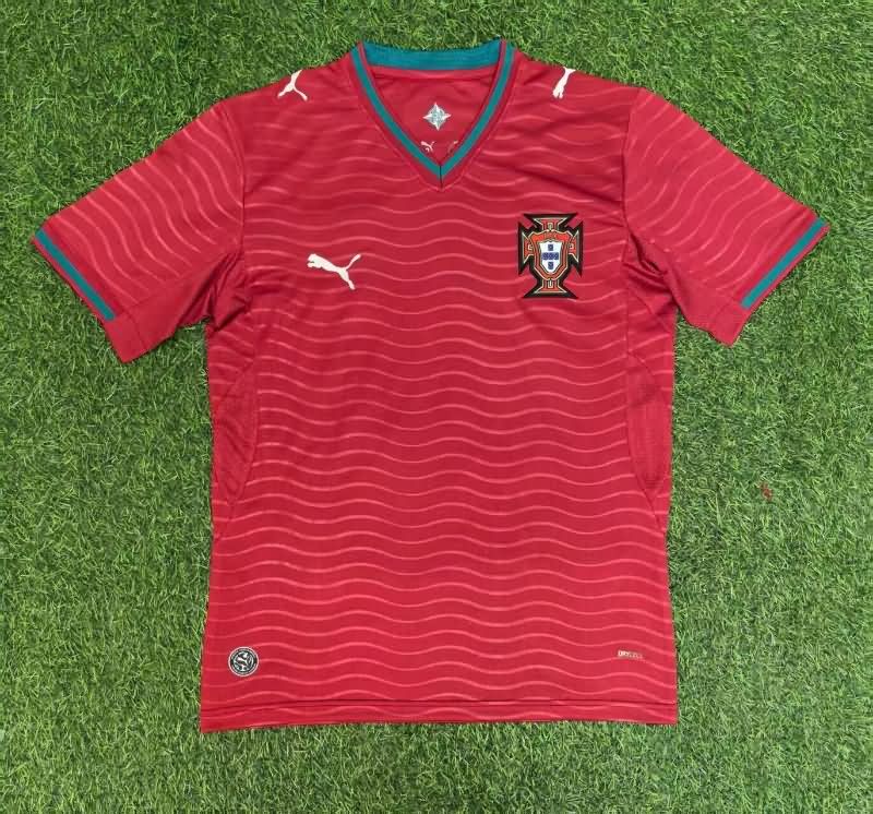 Thailand Quality(AAA) 2026 Portugal Home Soccer Jersey