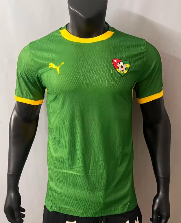Thailand Quality(AAA) 2026 Togo Green Soccer Jersey (Player)