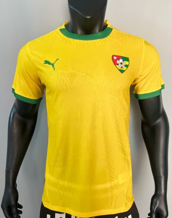 Thailand Quality(AAA) 2026 Togo Yellow Soccer Jersey (Player)