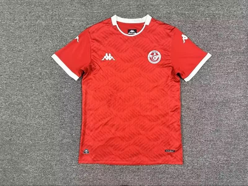Thailand Quality(AAA) 25/26 Tunisia Home Soccer Jersey