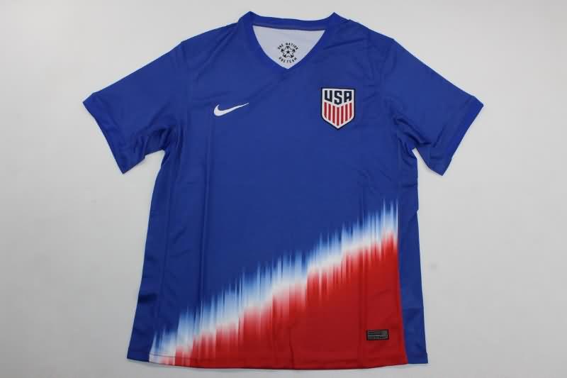 Thailand Quality(AAA) 2024 USA Away Soccer Jersey