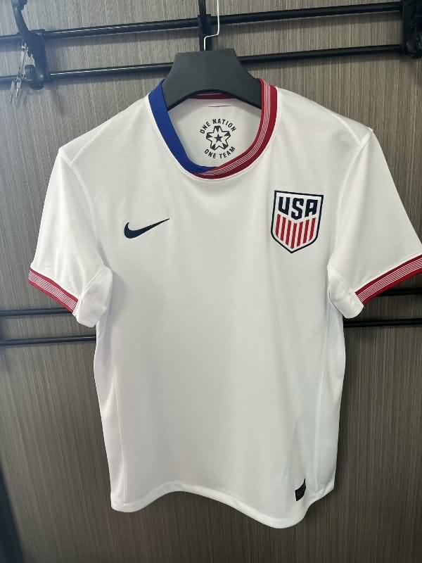 Thailand Quality(AAA) 2024 USA Home Soccer Jersey