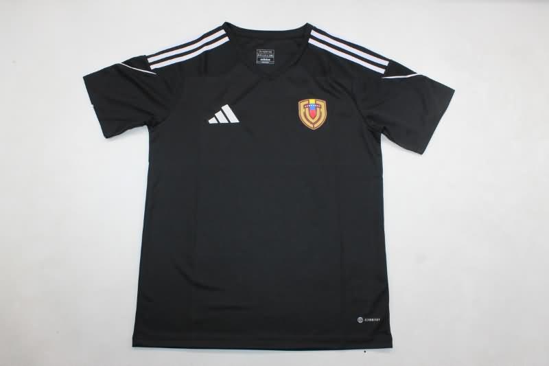 Thailand Quality(AAA) 2024 Venezuela Black Soccer Jersey