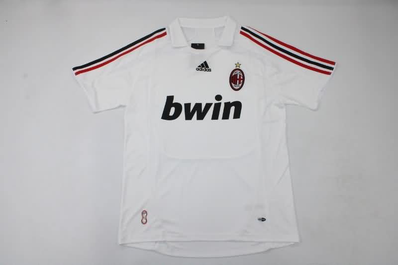 Thailand Quality(AAA) 2007/08 AC Milan Away Retro Soccer Jersey