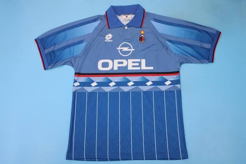 Thailand Quality(AAA) 1995/96 AC Milan Away Retro Soccer Jersey