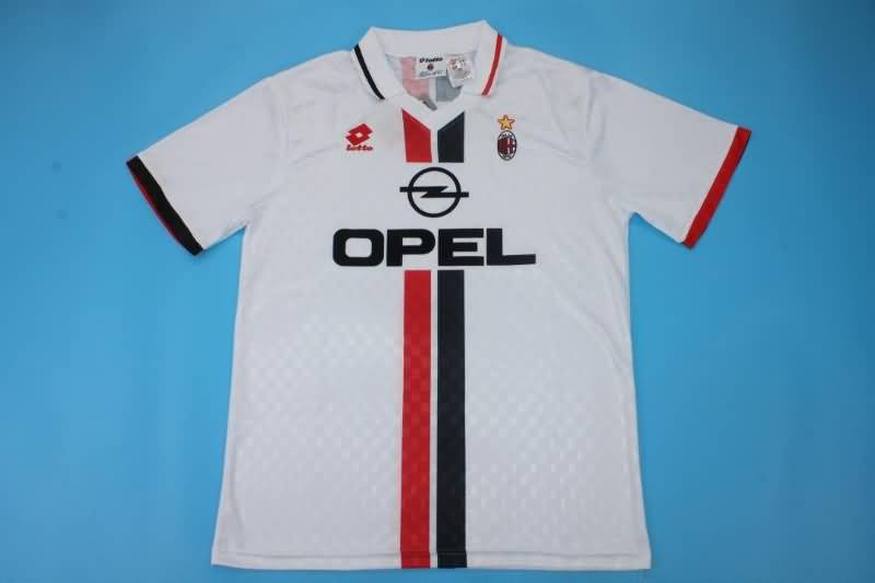 Thailand Quality(AAA) 1995/97 AC Milan Away Retro Soccer Jersey