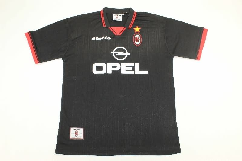 Thailand Quality(AAA) 1997/98 AC Milan Away Retro Soccer Jersey