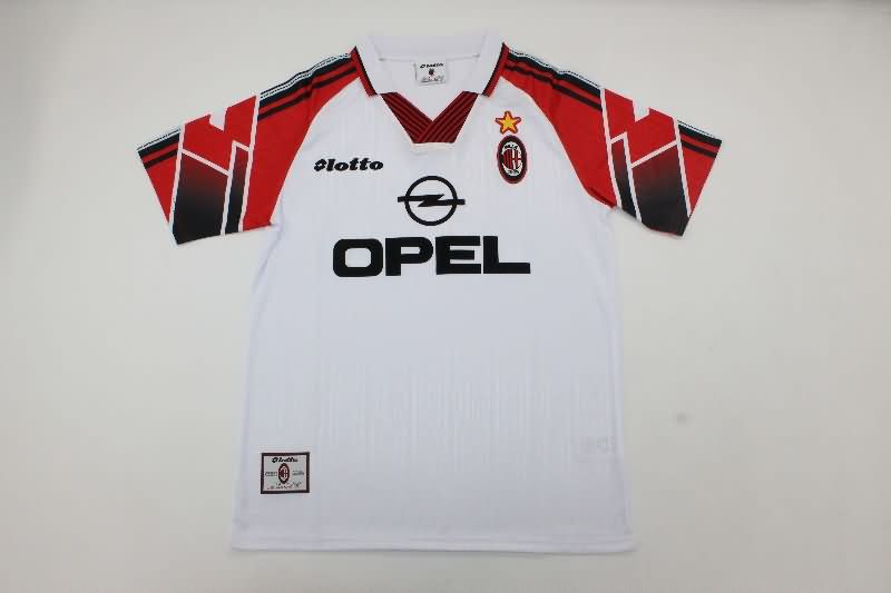 Thailand Quality(AAA) 1997/98 AC Milan Away Retro Soccer Jersey 02