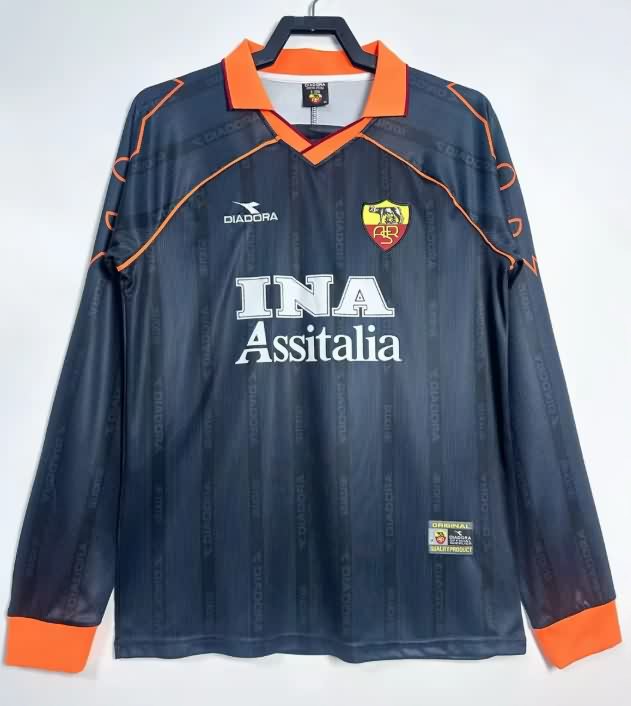 Thailand Quality(AAA) 1999/00 AS Roma Third Retro Long Sleeve Soccer Jersey