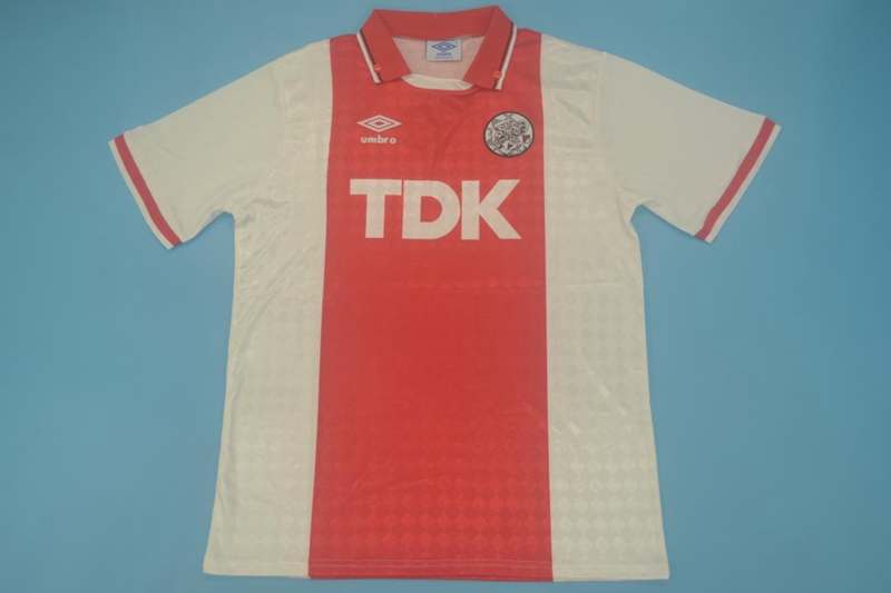 Thailand Quality(AAA) 1989/91 Ajax Home Retro Soccer Jersey