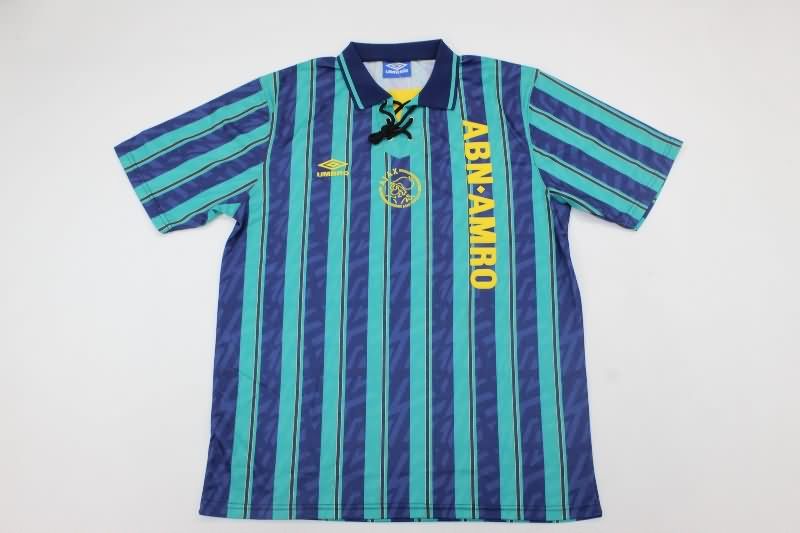 Thailand Quality(AAA) 1993/94 Ajax Away Retro Soccer Jersey