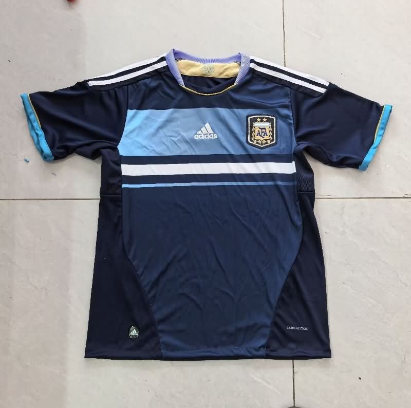 Thailand Quality(AAA) 2011 Argentina Away Retro Soccer Jersey