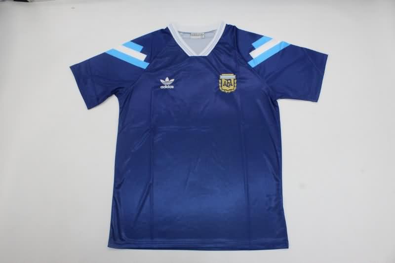 Thailand Quality(AAA) 1991/93 Argentina Away Retro Soccer Jersey