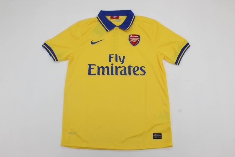 Thailand Quality(AAA) 2013/14 Arsenal Away Retro Soccer Jersey