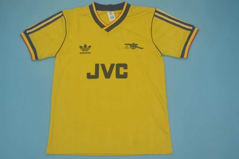 Thailand Quality(AAA) 1986/87 Arsenal Away Retro Soccer Jersey