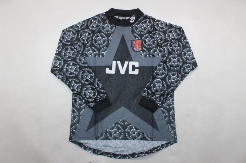 Thailand Quality(AAA) 1994/95 Arsenal GK Black Long Sleeve Retro Soccer Jersey