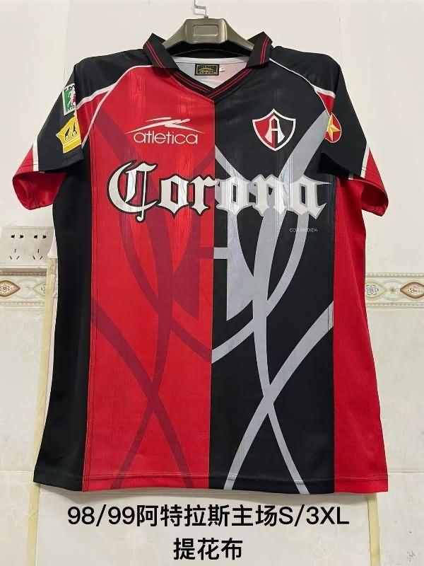 Thailand Quality(AAA) 1998/99 Atlas Home Retro Soccer Jersey