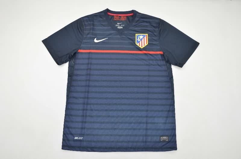 Thailand Quality(AAA) 2011/12 Atletico Madrid Away Retro Soccer Jersey