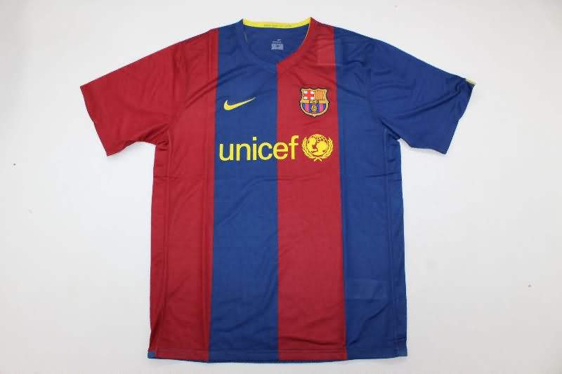 Thailand Quality(AAA) 2006/07 Barcelona Home Retro Soccer Jersey (Player)