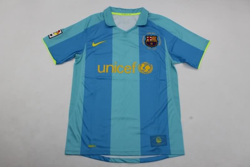 Thailand Quality(AAA) 2007/08 Barcelona Away Retro Soccer Jersey