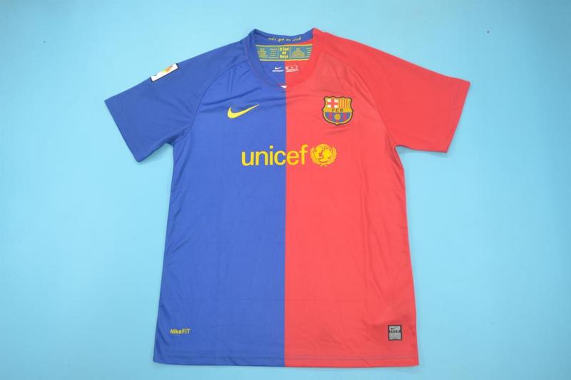 Thailand Quality(AAA) 2008/09 Barcelona Home Retro Soccer Jerseyr