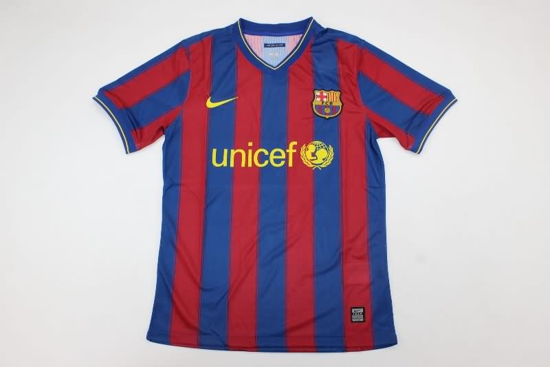 Thailand Quality(AAA) 2009/10 Barcelona Home Retro Soccer Jersey (Player)