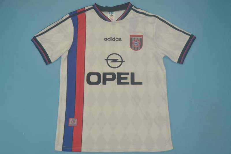 Thailand Quality(AAA) 1995/96 Bayern Munich Away Retro Soccer Jersey