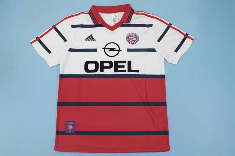 Thailand Quality(AAA) 1998/01 Bayern Munich Away Retro Soccer Jersey