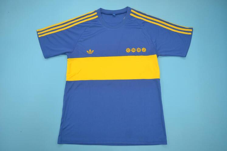 Thailand Quality(AAA) 1981 Boca Juniors Home Retro Soccer Jersey