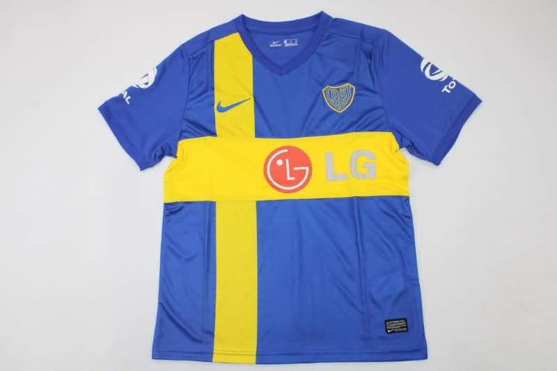 Thailand Quality(AAA) 2010 Boca Juniors Home Retro Soccer Jersey