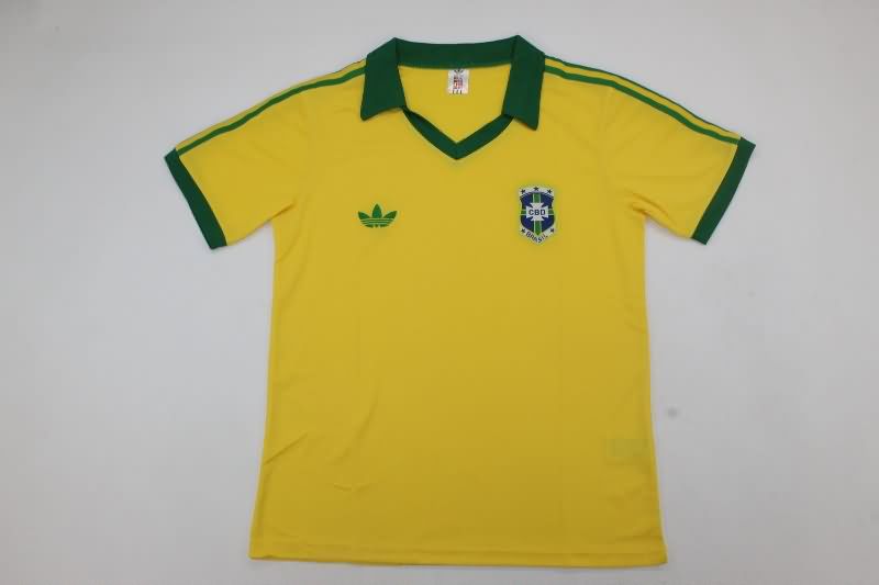 Thailand Quality(AAA) 1978 Brazil Home Retro Soccer Jersey