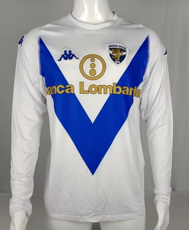 Thailand Quality(AAA) 2003/04 Brescia Away Retro Soccer Jersey(L/S)