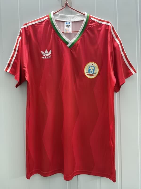 Thailand Quality(AAA) 1986 Bulgaria Away Retro Soccer Jersey