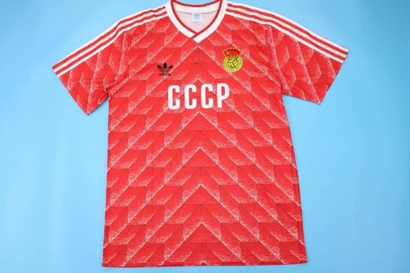 Thailand Quality(AAA) 1988/89 CCCP Retro Home Soccer Jersey