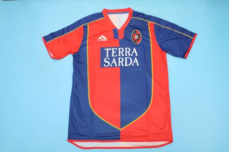 Thailand Quality(AAA) 2003/04 Cagliari Home Retro Soccer Jersey