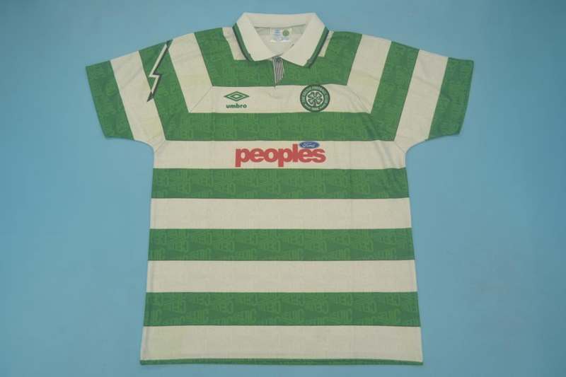 Thailand Quality(AAA) 1991/92 Celtic Home Retro Soccer Jersey