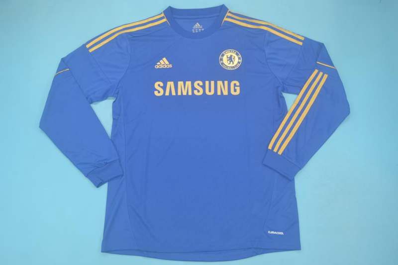 Thailand Quality(AAA) 2012/13 Chelsea Home Retro Soccer Jersey(L/S)