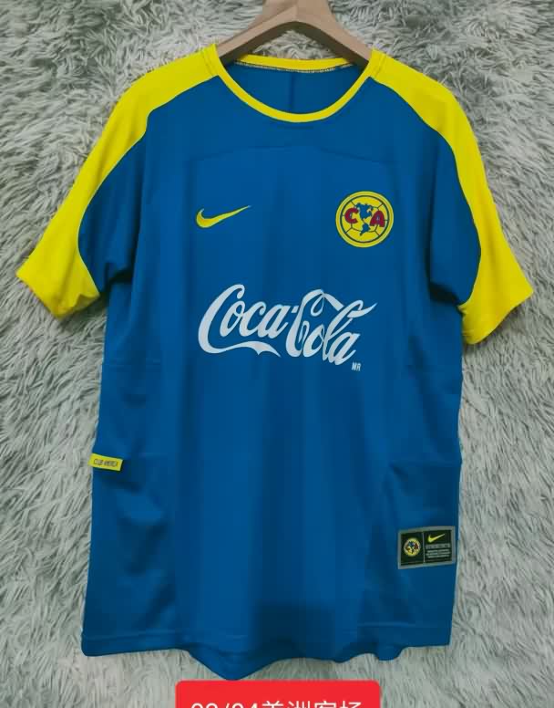 Thailand Quality(AAA) 2003/04 Club America Away Retro Soccer Jersey