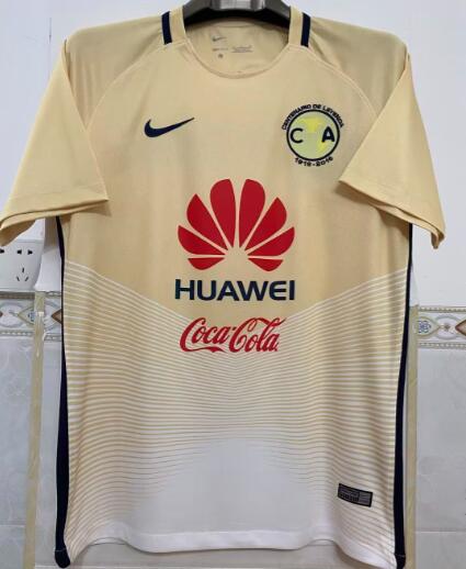 Thailand Quality(AAA) 2016/17 Club America Home Retro Soccer Jersey