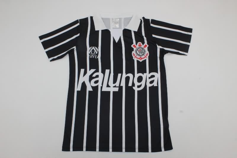 Thailand Quality(AAA) 1990 Corinthians Away Retro Soccer Jersey