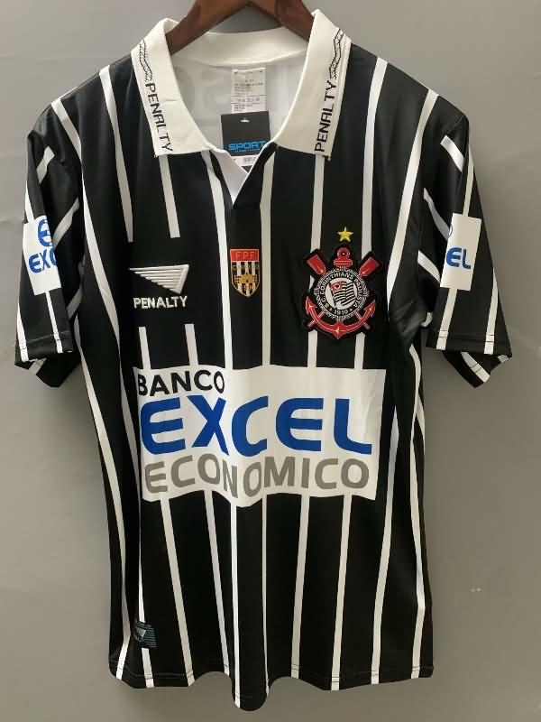 Thailand Quality(AAA) 1998 Corinthians Away Retro Soccer Jersey