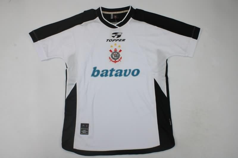 Thailand Quality(AAA) 2000 Corinthians Home Retro Soccer Jersey