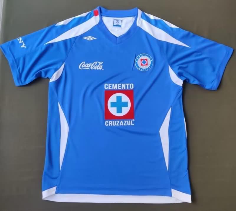 Thailand Quality(AAA) 2008 Cruz Azul Home Retro Soccer Jersey